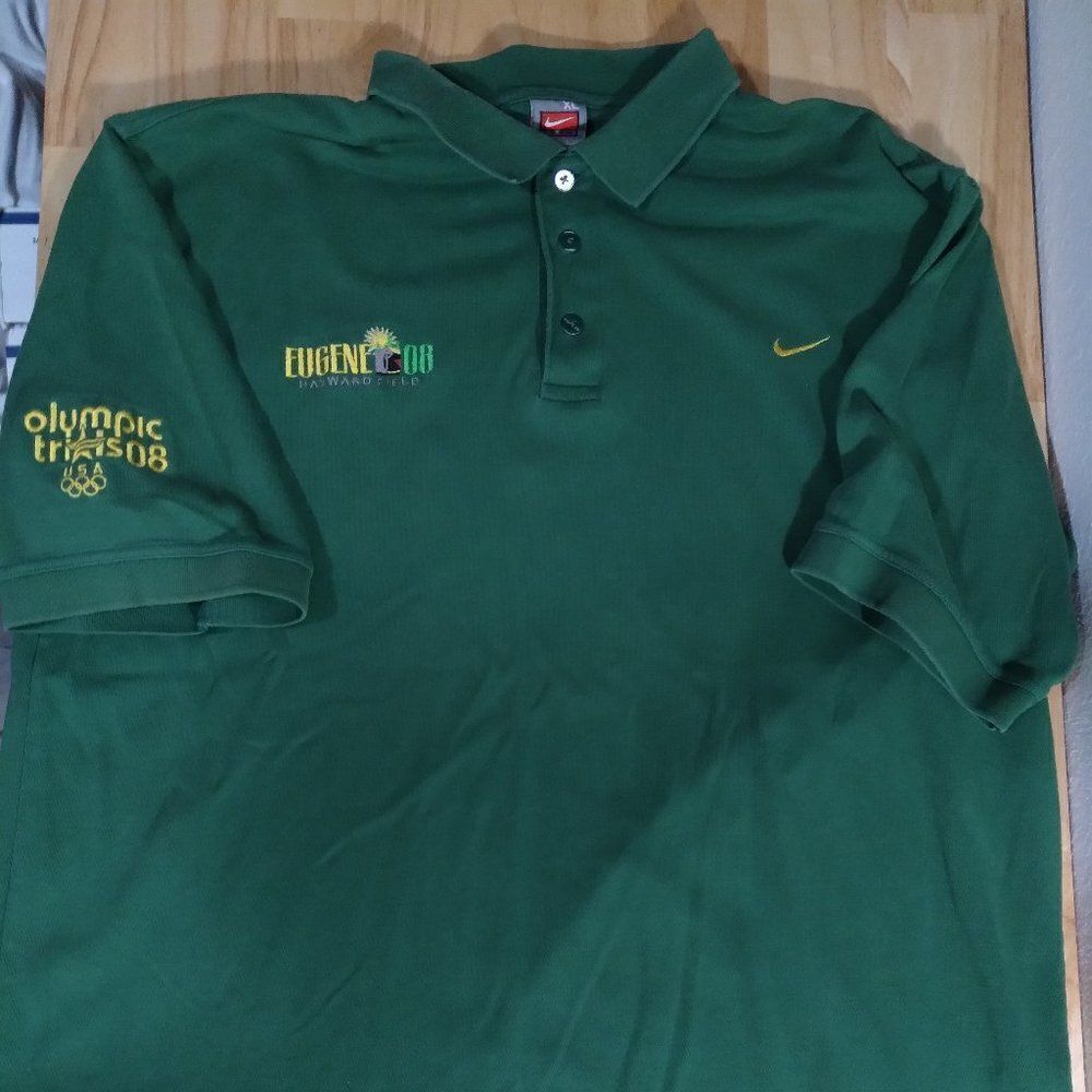 Nike Olympic Trials 2008 Hayward Field Eugene, Oregon Polo Shirt, Size X-Large -